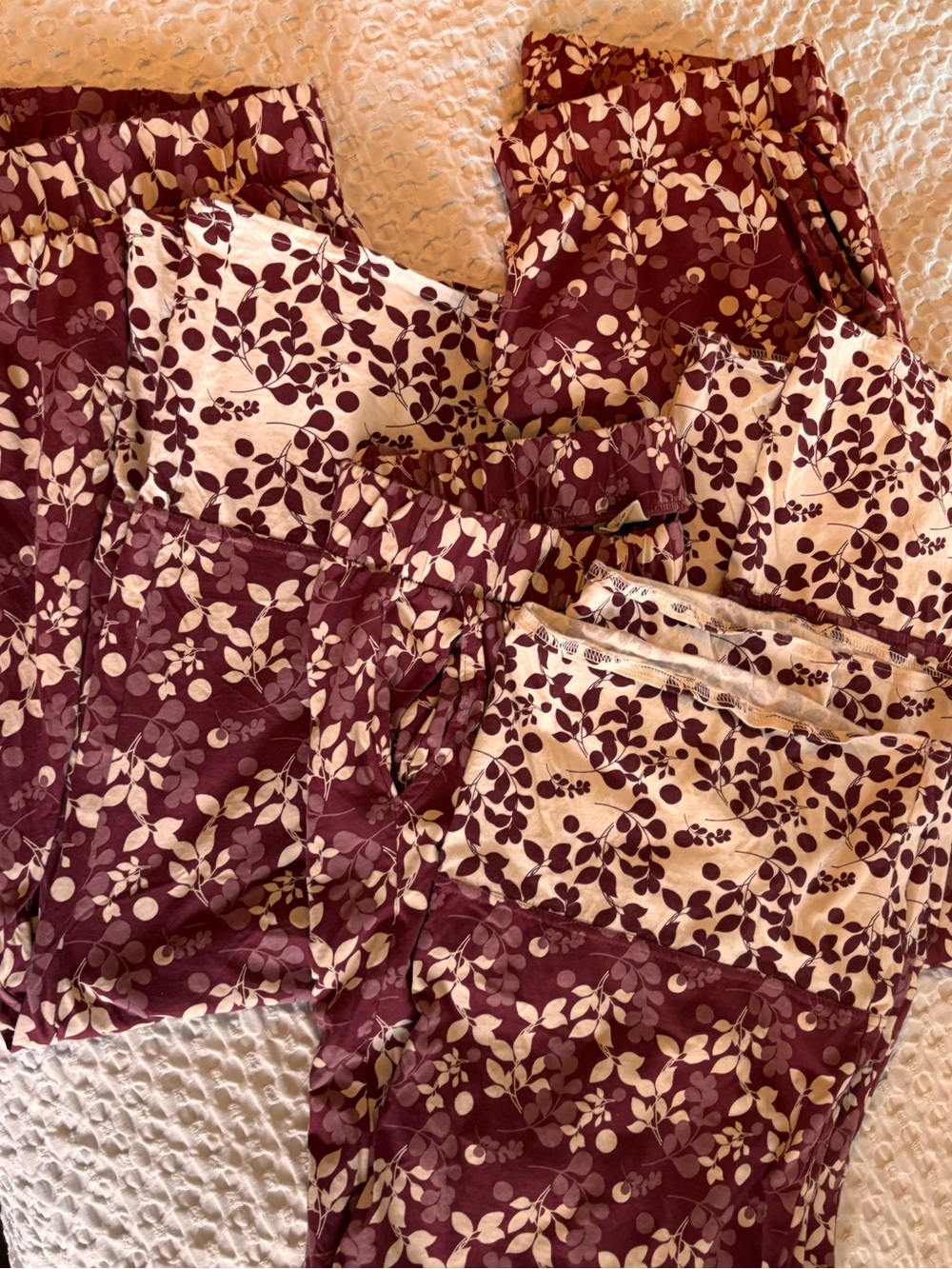 Bundle of 3 XL Pact Organic Floral Cotton Pajama Pants